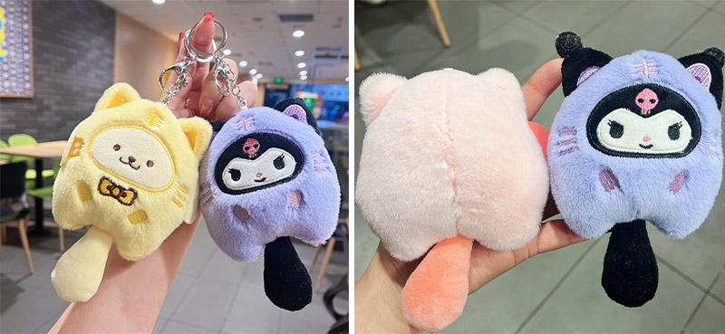 Soft Toy Keyrings